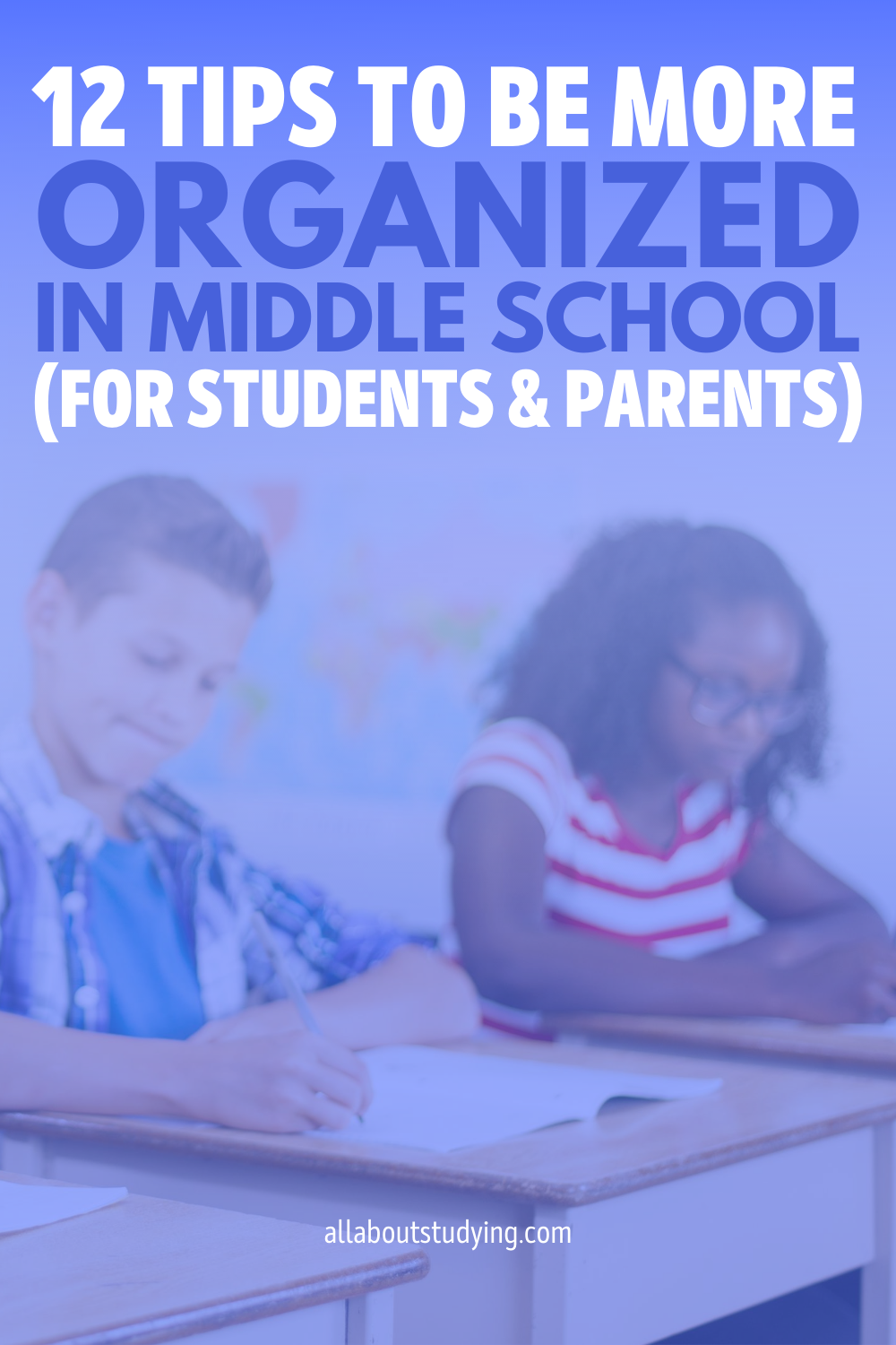 Tips To Be More Organized In Middle School (For Students and Parents), Organization advice for kids 