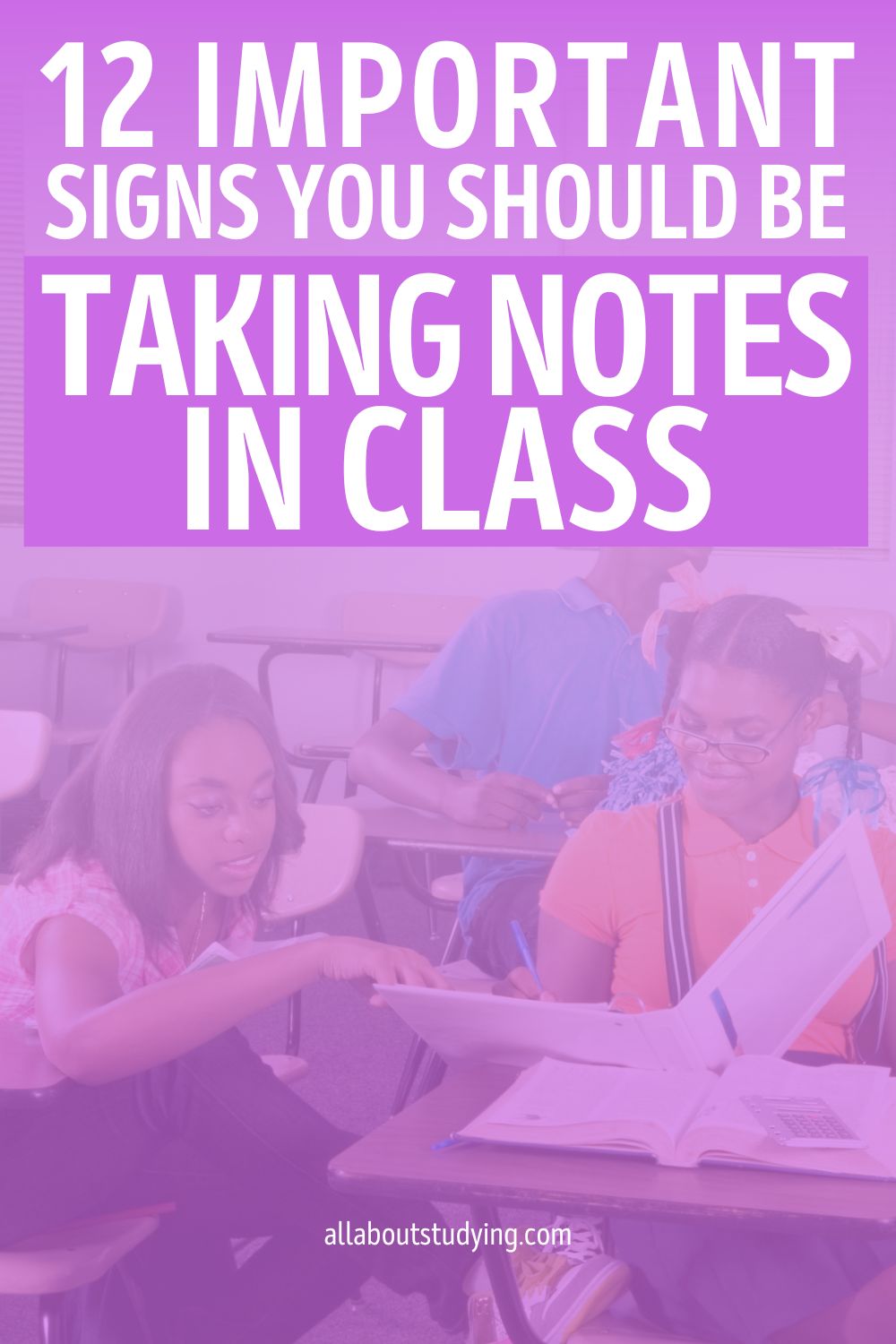 Signs You Should Be Taking Notes In Class